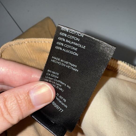 BDG Urban Outfitters Women’s Pegged Cowboy Corduroy Pants Size 29 - Picture 8 of 8